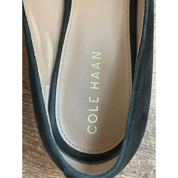 Cole Haan Black Suede VIola Skimmer flats 7.5 - Picture 6 of 8
